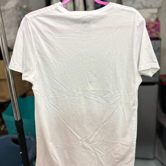 Frank Zappa silhouette portrait white Tshirt, UNISEX Size Medium - Picture 4 of 8